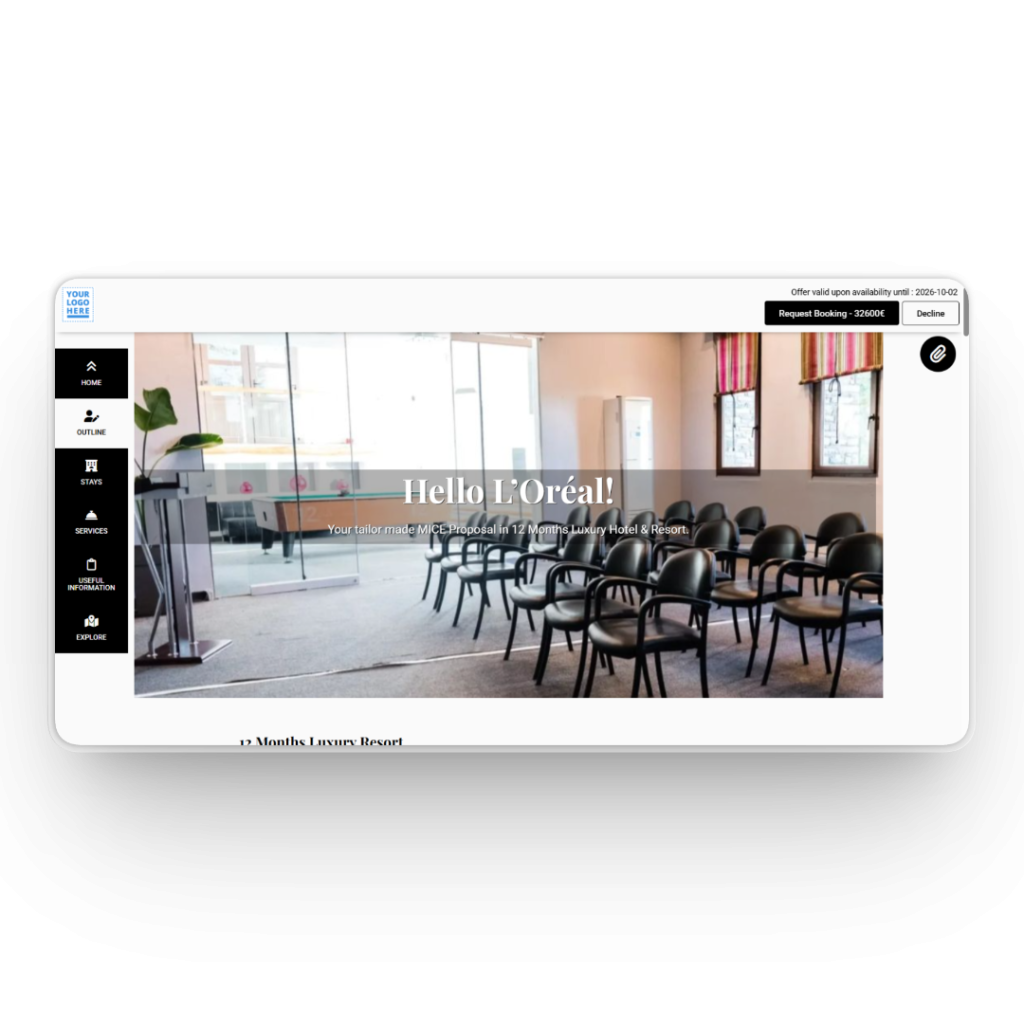 Mice proposal mockup from ETHERIA software 